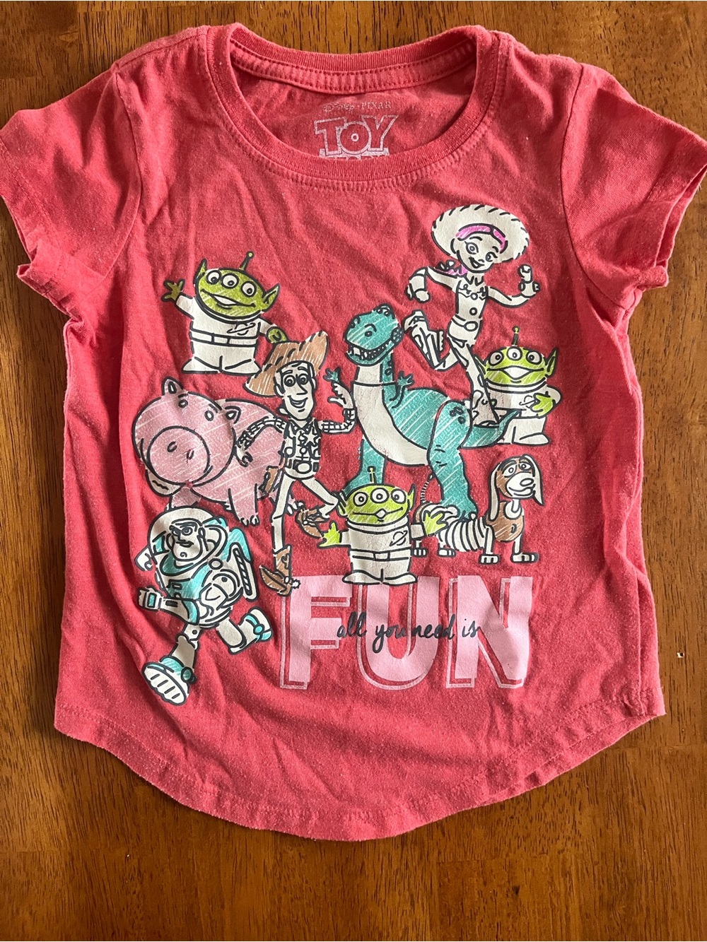Toy Story Pink Graphic Tee - All You Need Is Fun